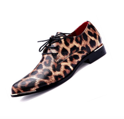 Men's Leopard Pattern Flats