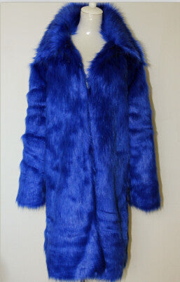 Men's Long Faux Fur Coats