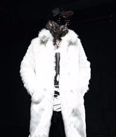 Men's Long Faux Fur Coats