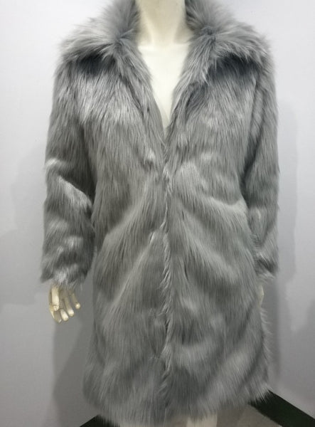 Men's Long Faux Fur Coats