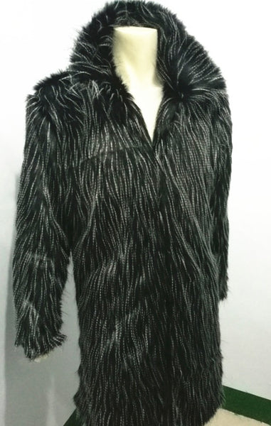 Men's Long Faux Fur Coats