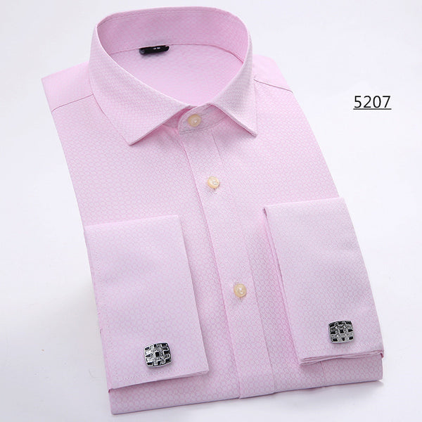 Men French Cufflinks Shirt 2016