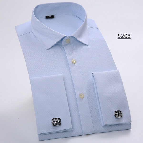 Men French Cufflinks Shirt 2016