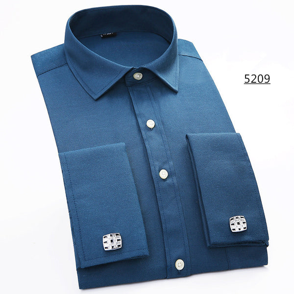 Men French Cufflinks Shirt 2016