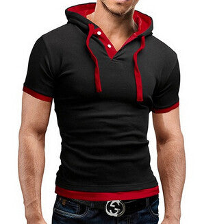 Men's Fashion Hooded Sling T-Shirt
