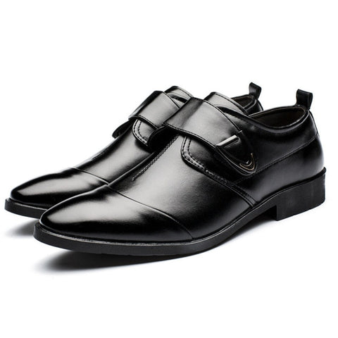 Men's Buckle Strap Shoes
