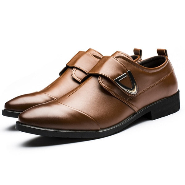 Men's Buckle Strap Shoes