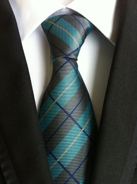 Men's Polyester Plaid Pattern Tie