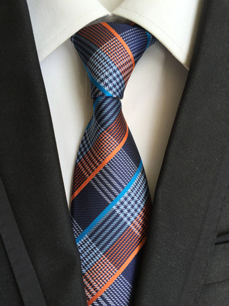 Men's Polyester Plaid Pattern Tie