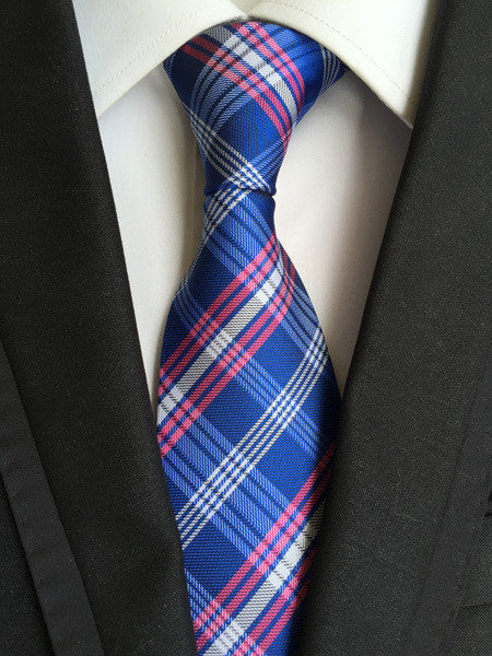 Men's Polyester Plaid Pattern Tie