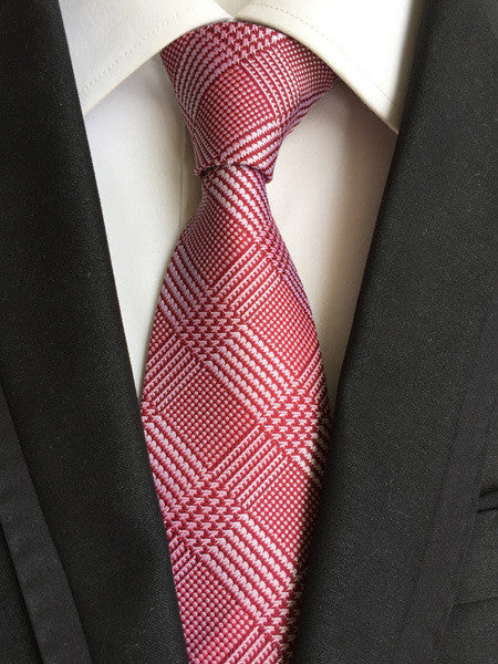 Men's Polyester Plaid Pattern Tie