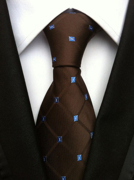Men's Polyester Plaid Pattern Tie