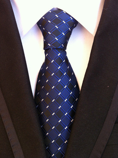 Men's Polyester Plaid Pattern Tie