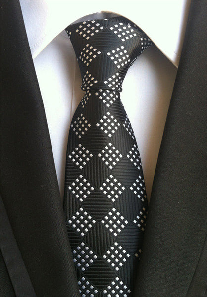Men's Polyester Plaid Pattern Tie