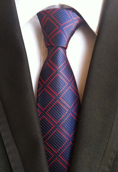 Men's Polyester Plaid Pattern Tie