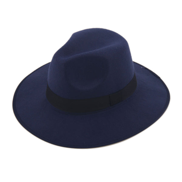 Hard Felt Bowknot Fedora