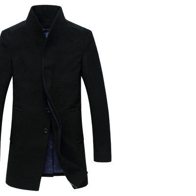 Men's Wool Winter Trench Coat