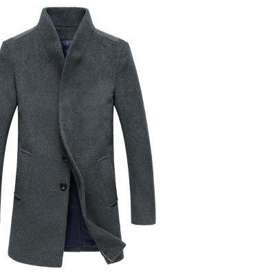 Men's Wool Winter Trench Coat