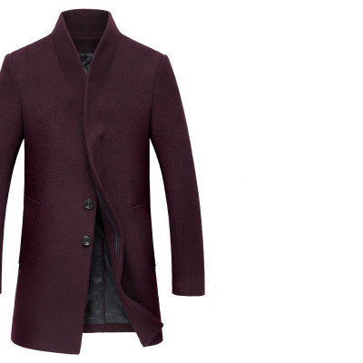 Men's Wool Winter Trench Coat